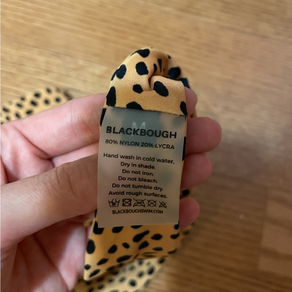 Blackbough cheetah print bathing suit size M - Picture 4 of 5